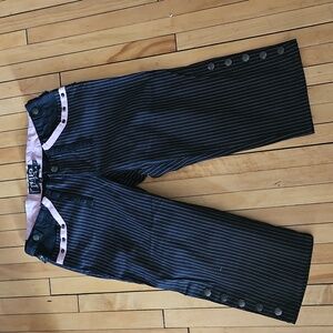 RARE Vintage Tripp NYC skull goth Emo pants/capris